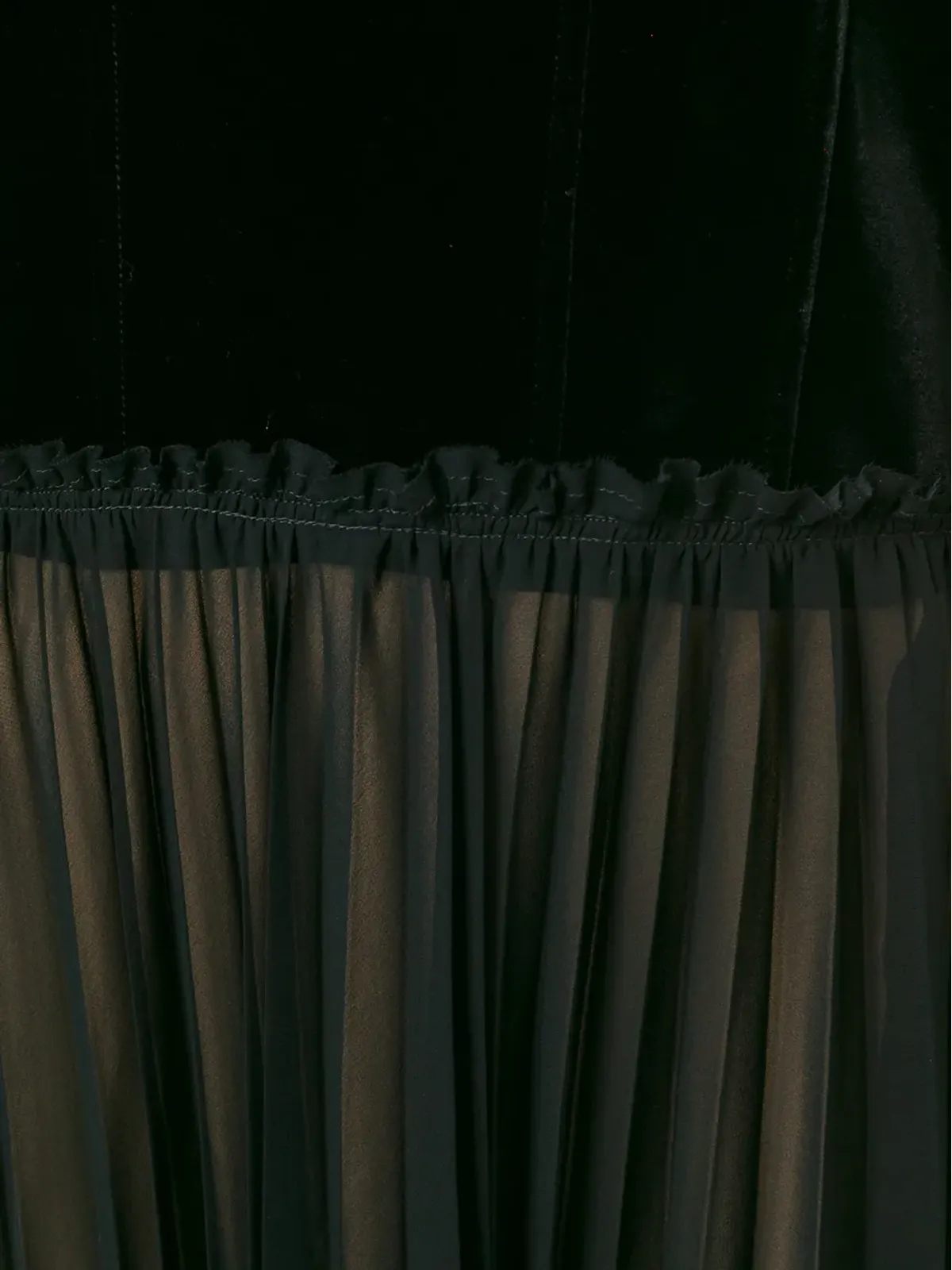 Comme Des Garçons Comme Des Garçons sheer pleated dress - Black - 画像5