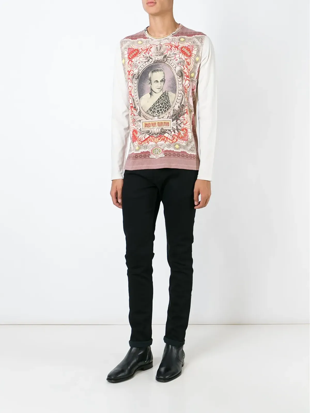 Jean Paul Gaultier Pre-Owned JPG プリントトップス - 画像2