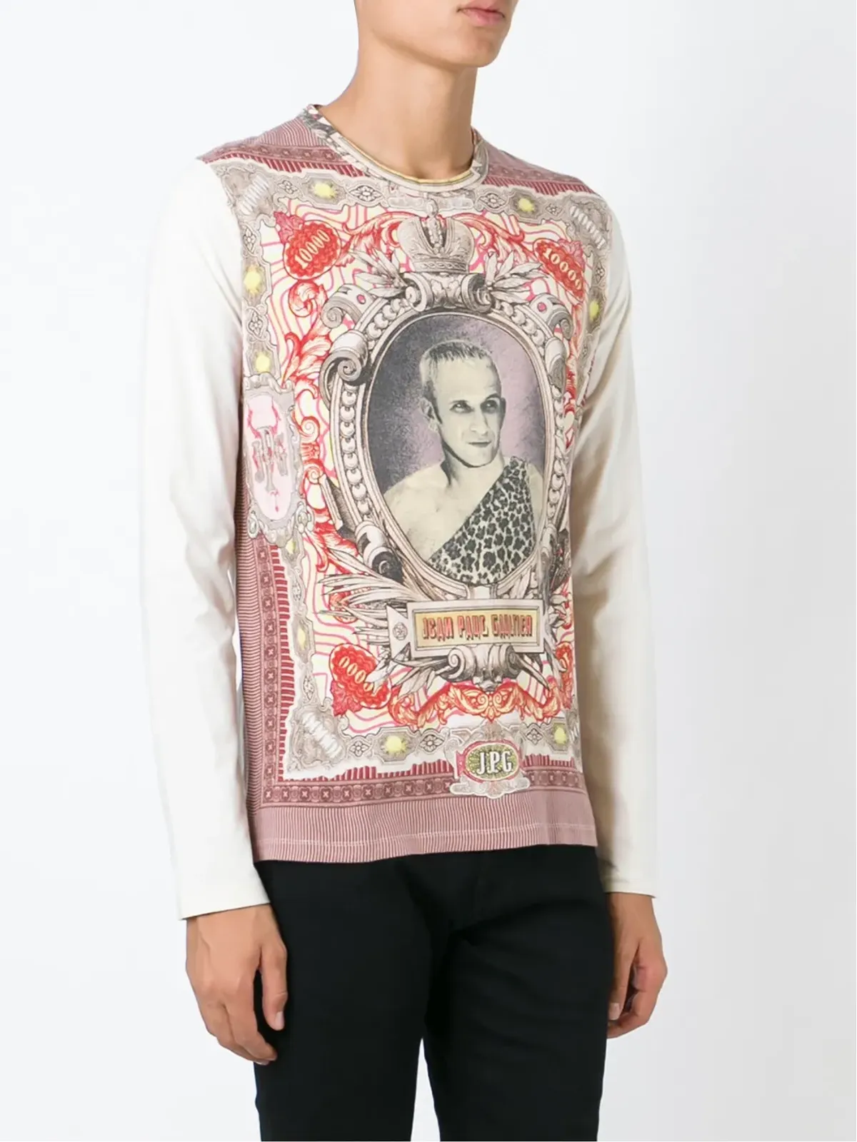 Jean Paul Gaultier Pre-Owned JPG プリントトップス - 画像3