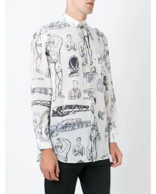 Jean Paul Gaultier Pre-Owned First Aid printed shirt - White - サムネイル3