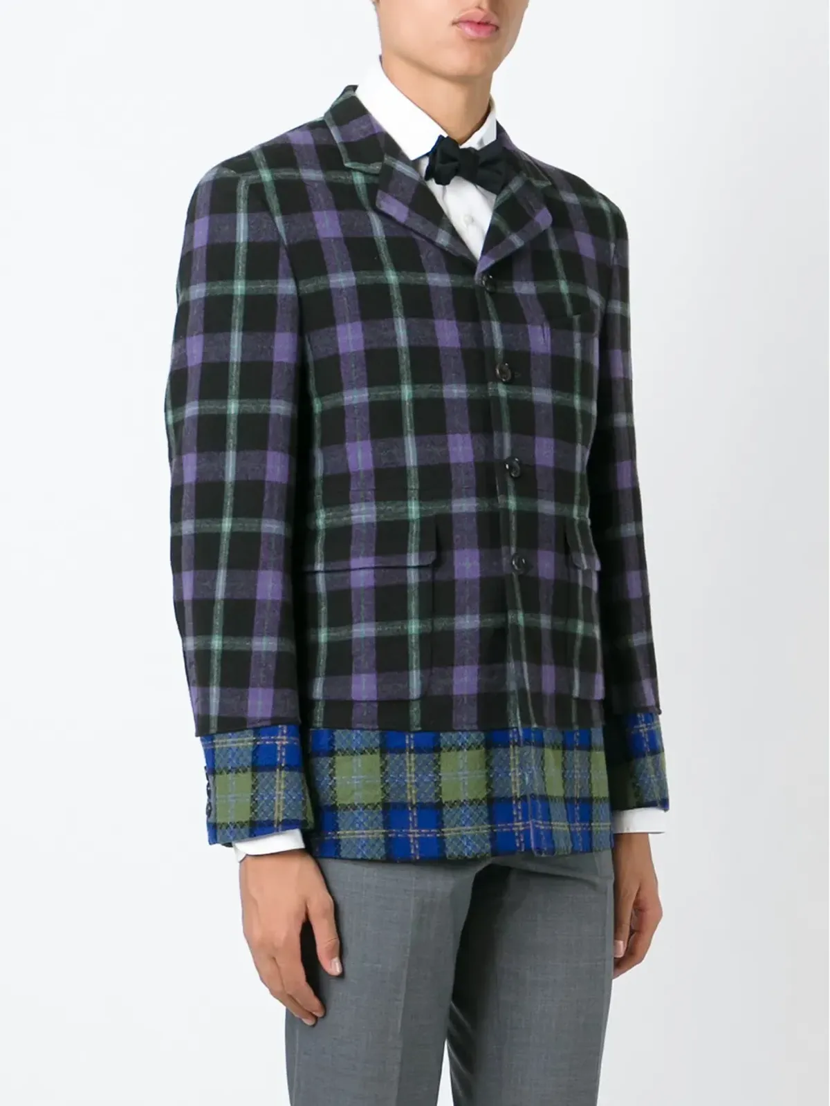 Comme Des Garçons Pre-Owned マルチタータンブレザー - 画像3