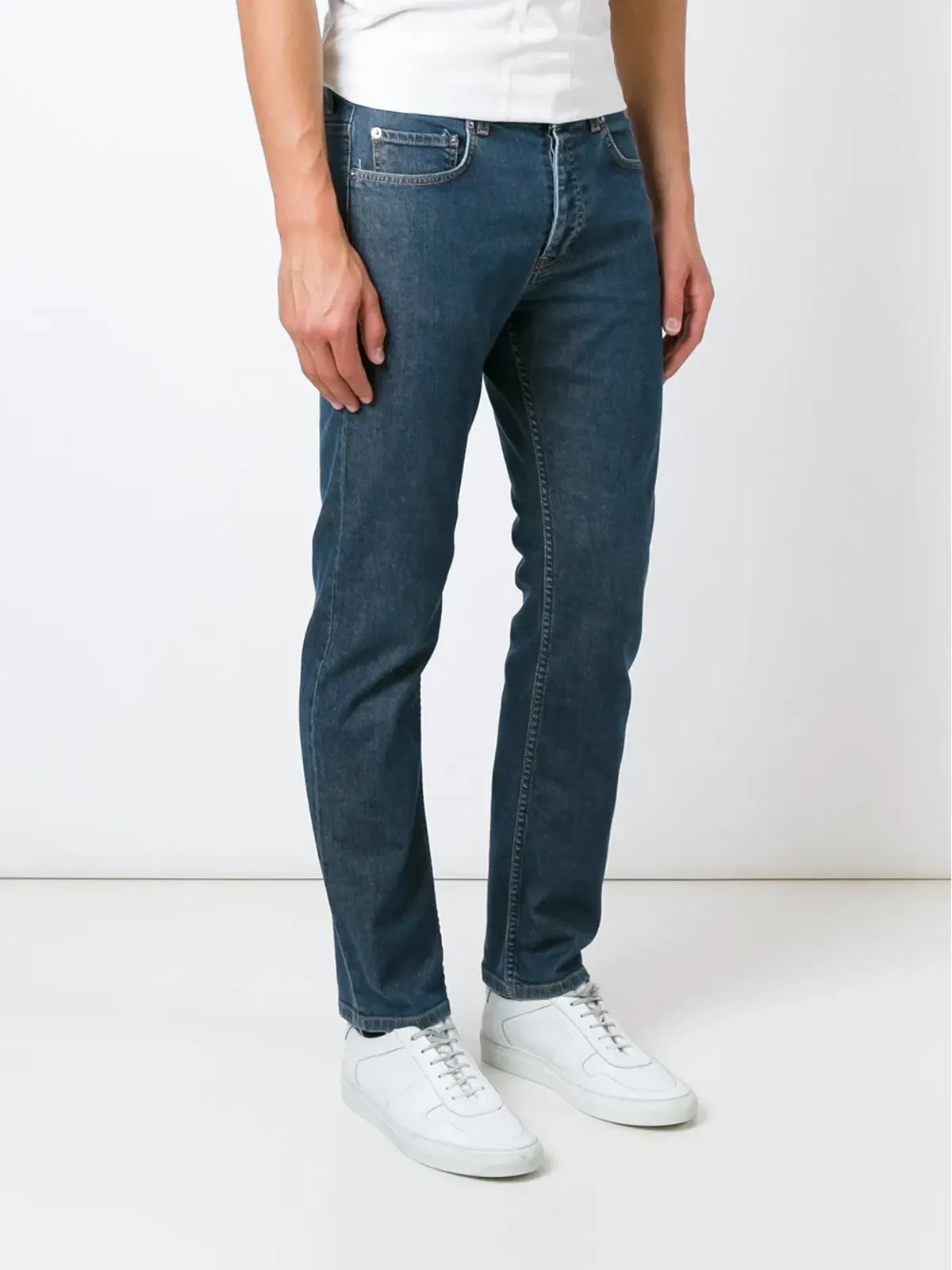 Helmut Lang Pre-Owned スリムフィットジーンズ - ブルー - 画像3