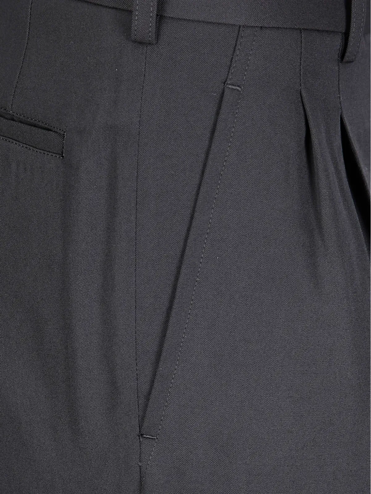 Comme Des Garçons Comme Des Garçons プリーツディテールのピンストライプパンツ - 画像3