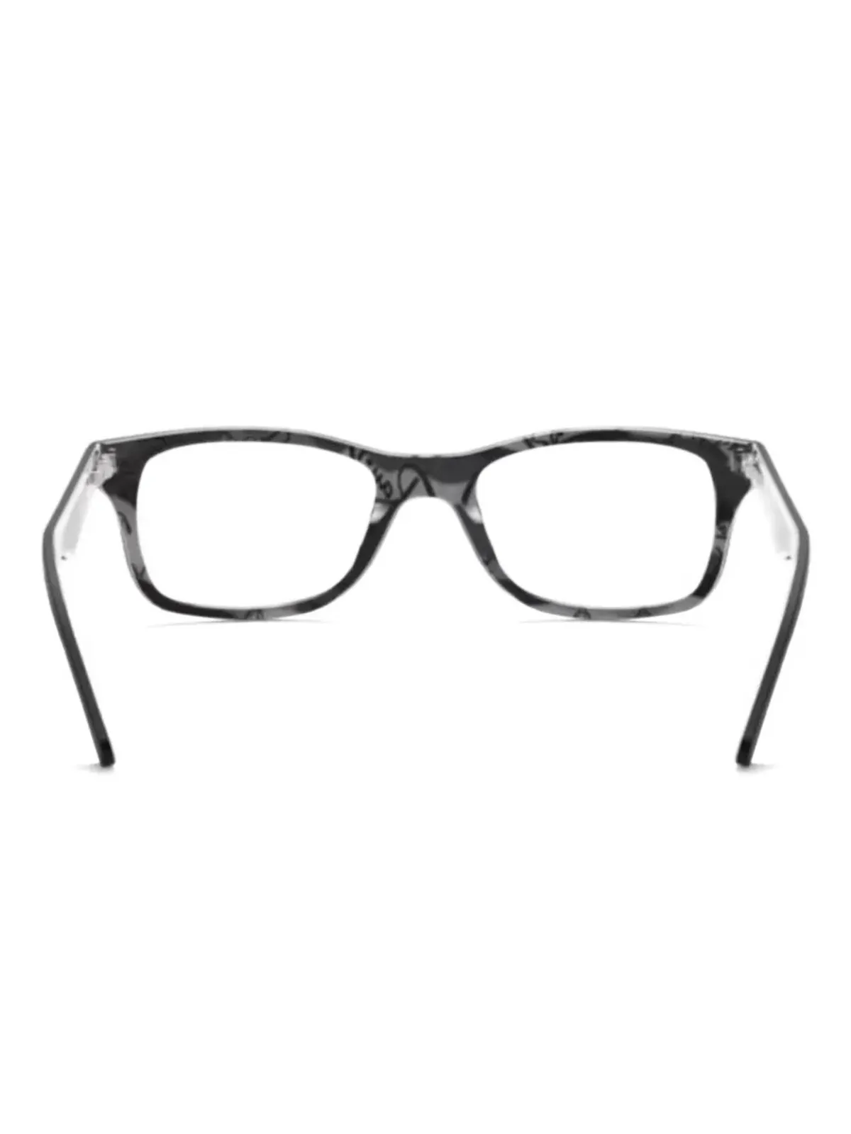 Ray-Ban レクタンギュラーフレーム眼鏡 ブラック - 画像1