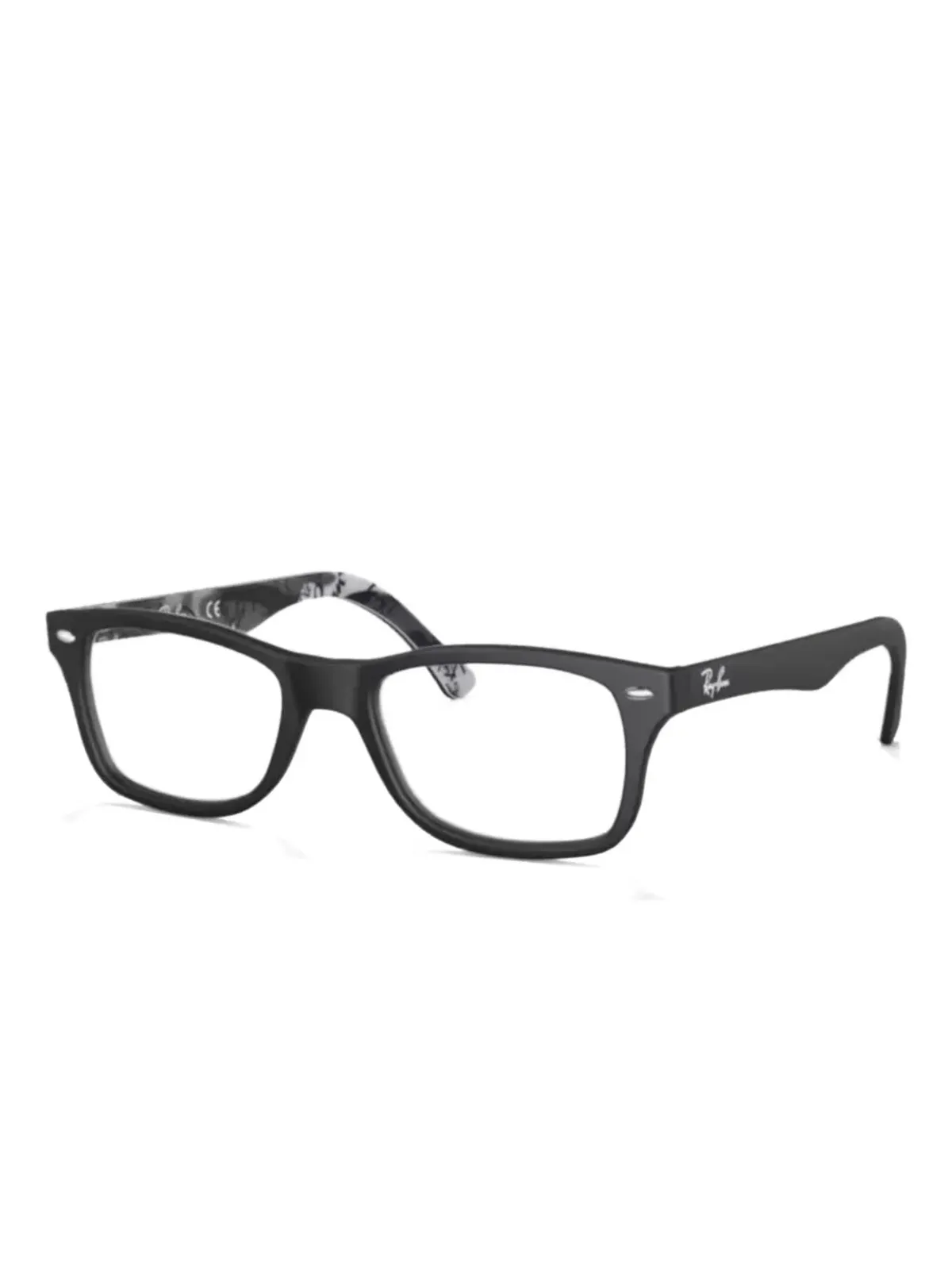 Ray-Ban レクタンギュラーフレーム眼鏡 ブラック - 画像2