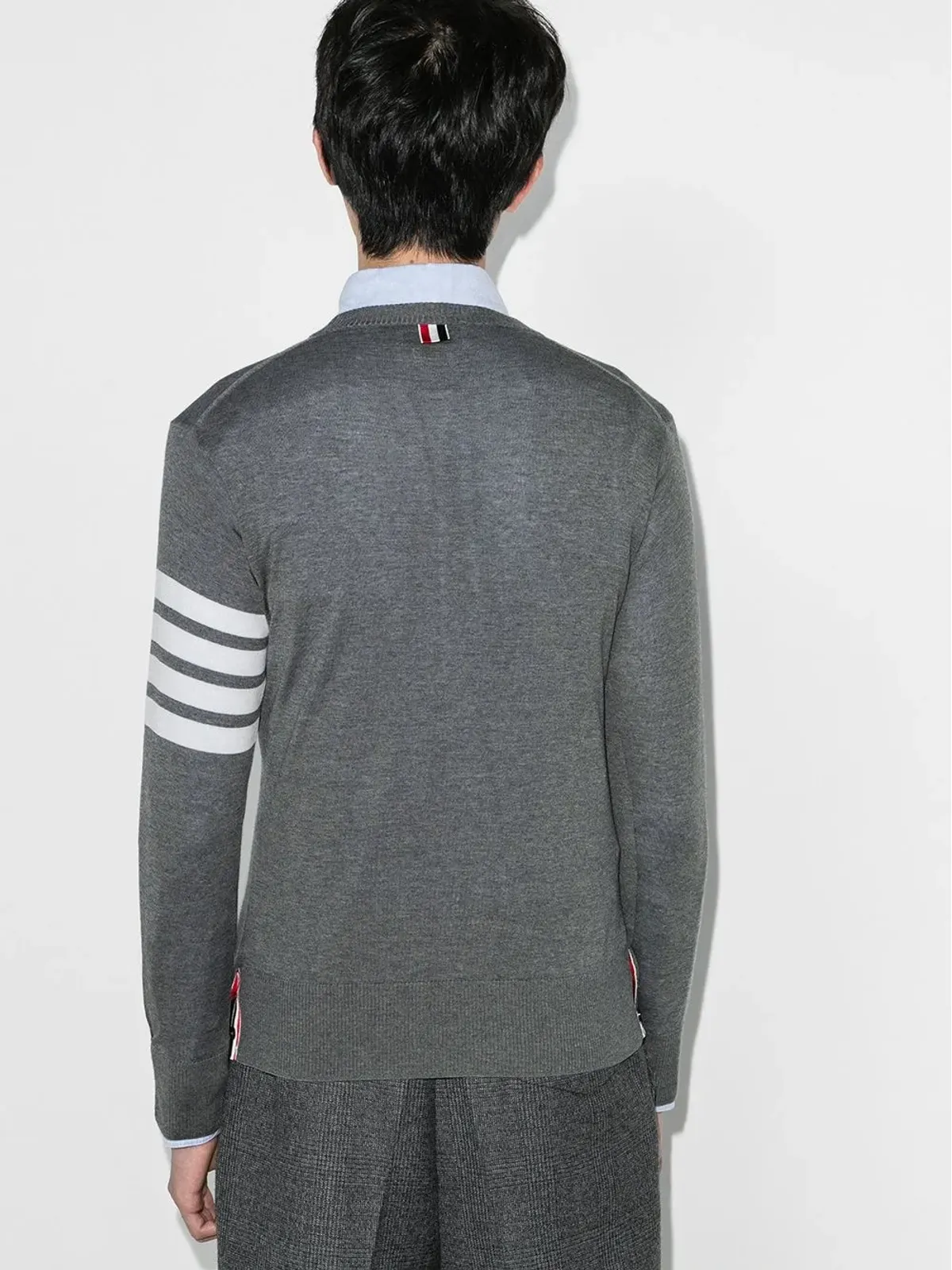 Thom Browne 4バー メリノ プルオーバー - 画像3