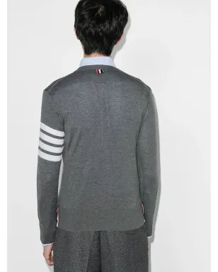 Thom Browne 4バー メリノ プルオーバー - サムネイル3