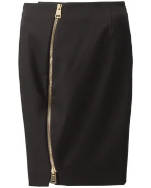 Bouchra Jarrar フロントジップ ペンシルスカート - サムネイル1