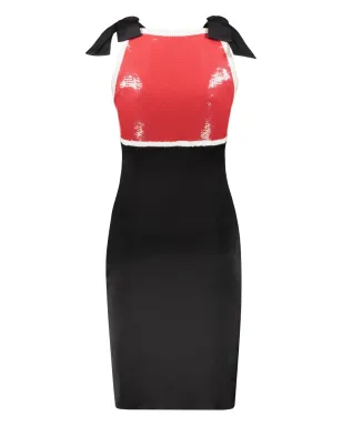 Moschino スパンコール付きミディドレス - ブラック - サムネイル2