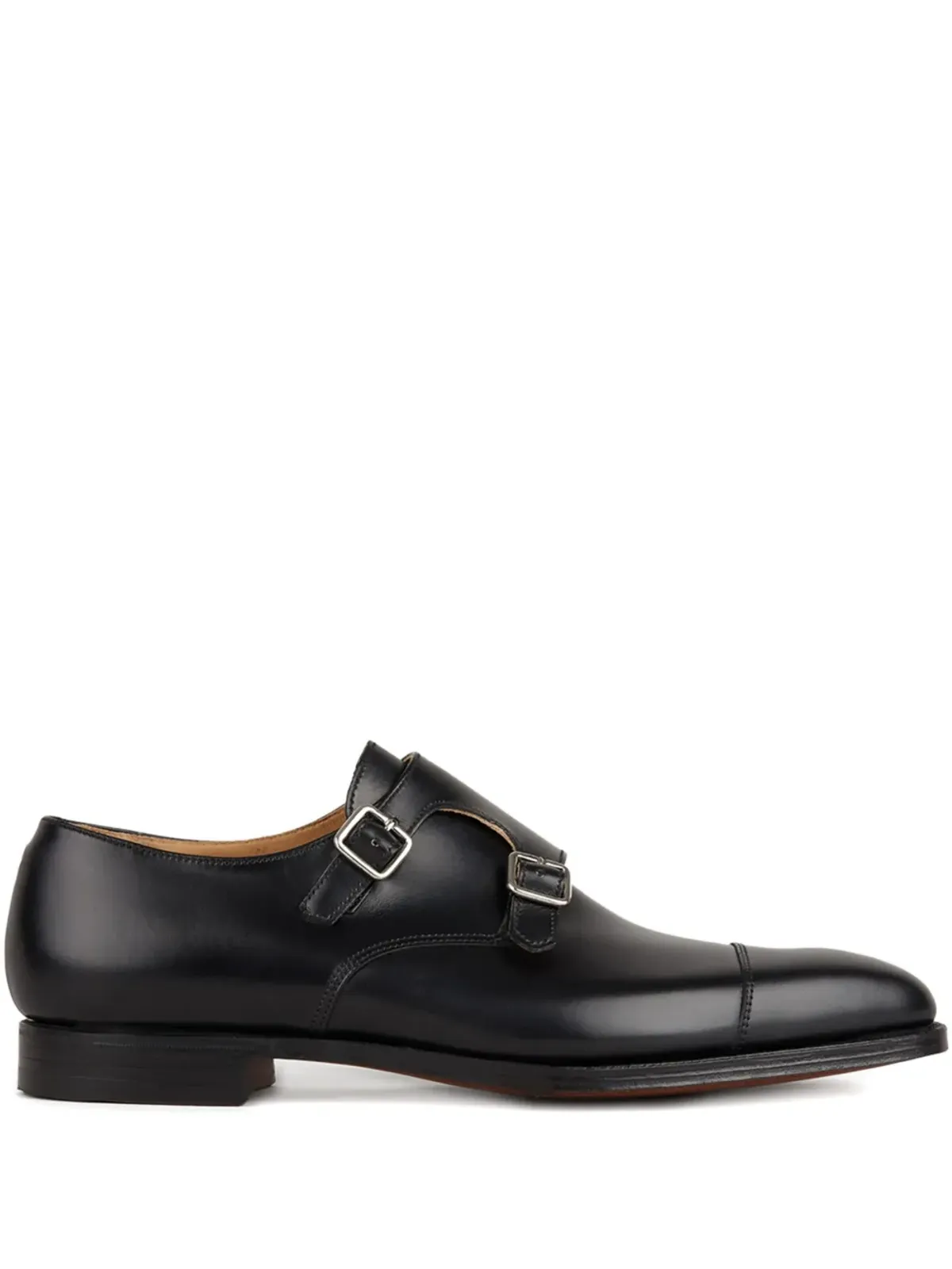 Crockett & Jones ダブルバックル ローファー - ブラック - 画像1