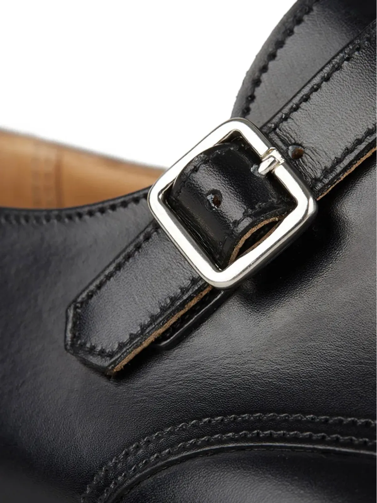 Crockett & Jones ダブルバックル ローファー - ブラック - 画像5