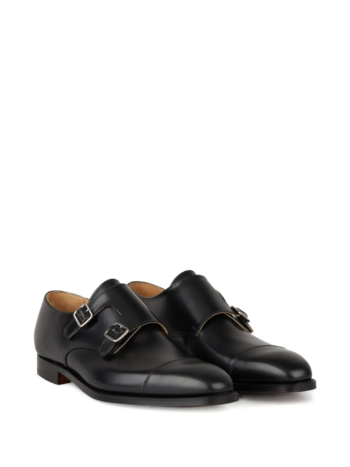 Crockett & Jones ダブルバックル ローファー - ブラック - 画像2