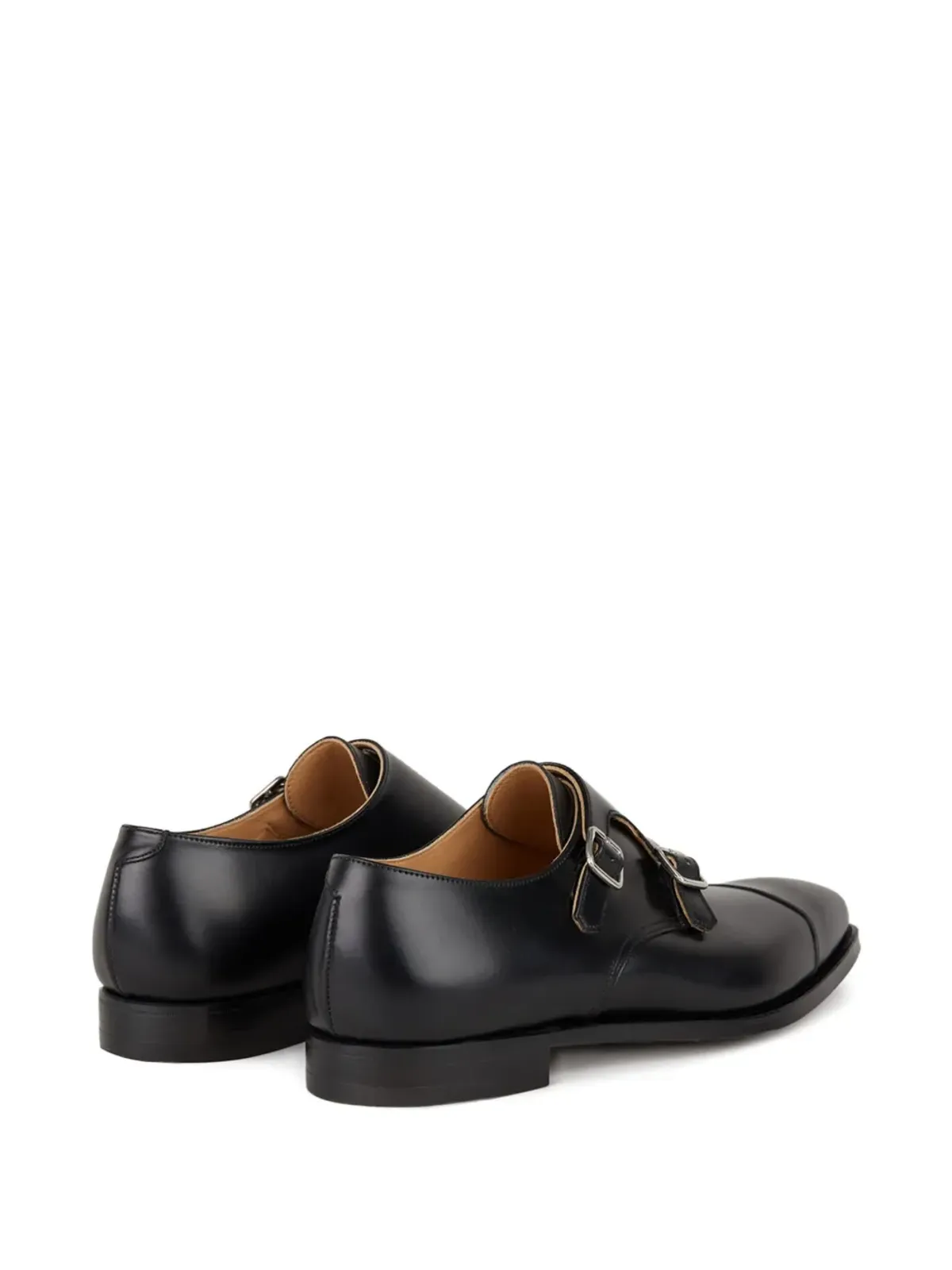 Crockett & Jones ダブルバックル ローファー - ブラック - 画像3
