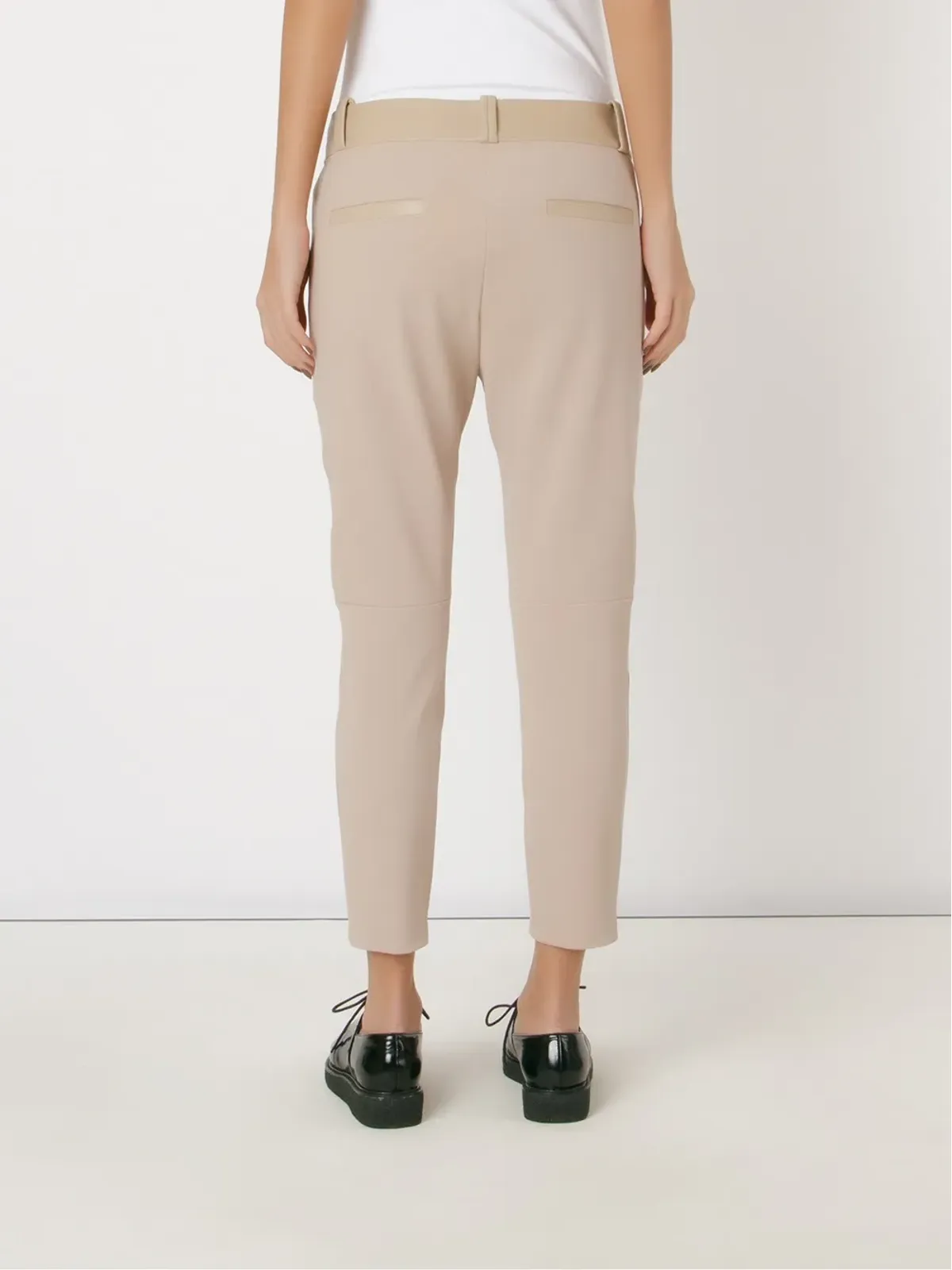 Gloria Coelho クロップドパンツ - Neutrals - 画像5