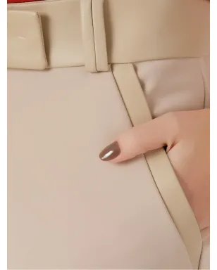 Gloria Coelho クロップドパンツ - Neutrals - サムネイル3