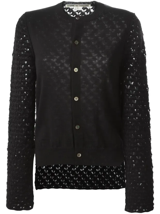 Comme des Garçons Comme Des Garçons open knit sleeve cardiganの商品画像