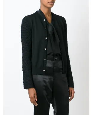 Comme Des Garçons open knit sleeve cardigan - サムネイル3