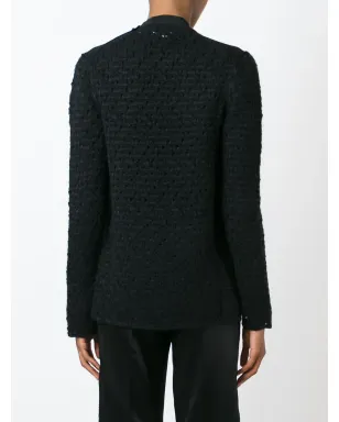 Comme Des Garçons open knit sleeve cardigan - サムネイル4