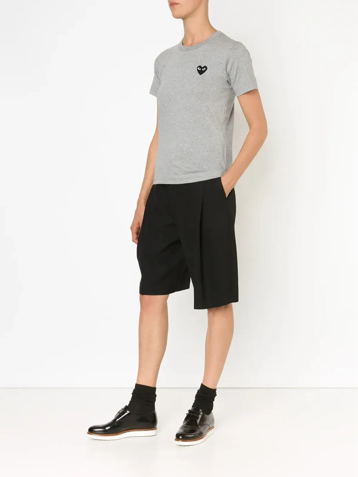 Comme Des Garçons Play ブラック・プレイ Tシャツ - 画像2