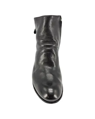 Officine Creative ブラックのパネルドアンクルブーツ - サムネイル2