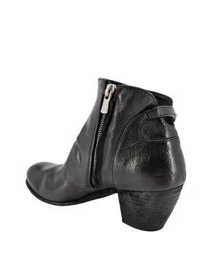 Officine Creative ブラックのパネルドアンクルブーツ - サムネイル4