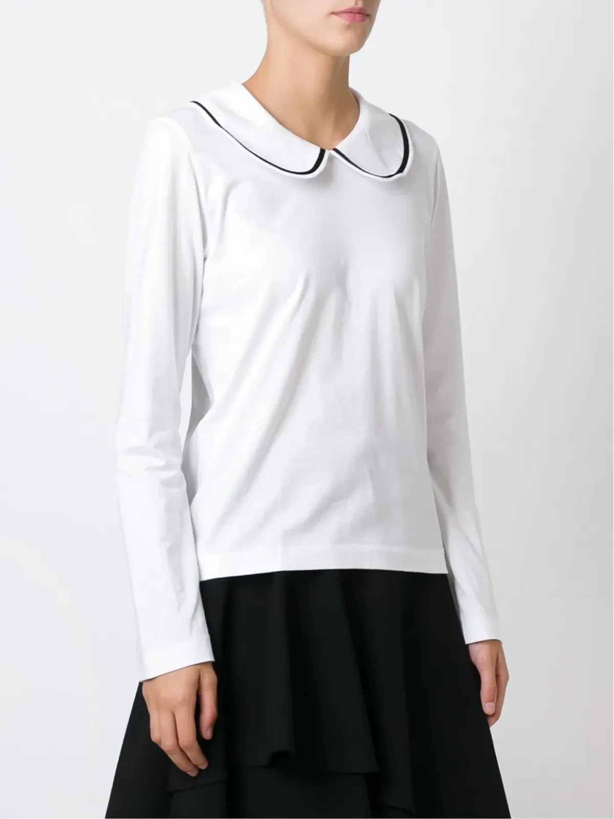 Comme Des Garçons Comme Des Garçons ピーターパンカラー セーター - White - 画像3
