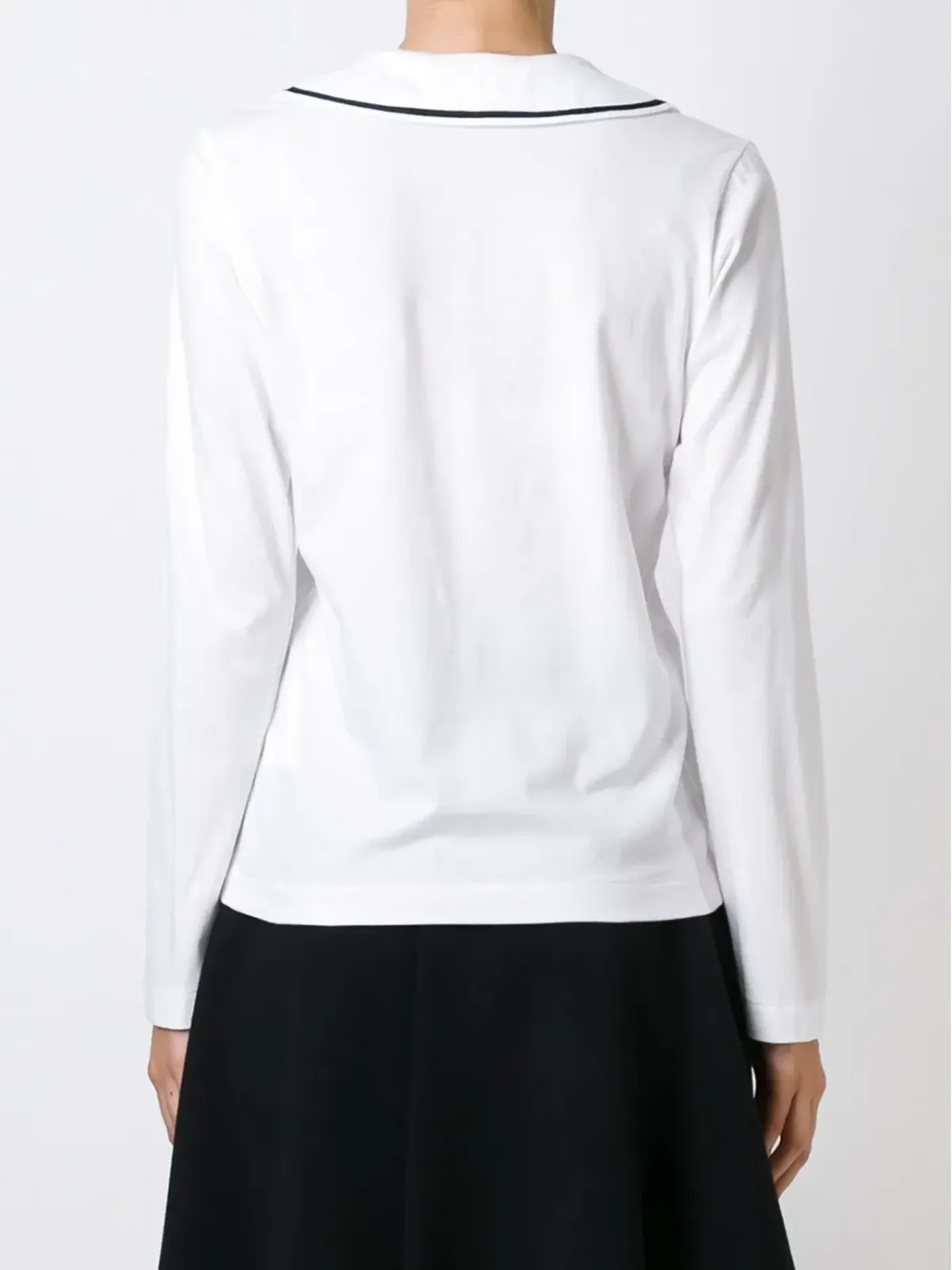 Comme Des Garçons Comme Des Garçons ピーターパンカラー セーター - White - 画像4