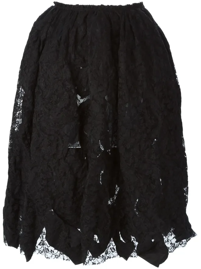 Comme des Garçons Comme des Garçons Comme Des Garçons Comme Des Garçons リバーシブルレーススカートの商品画像
