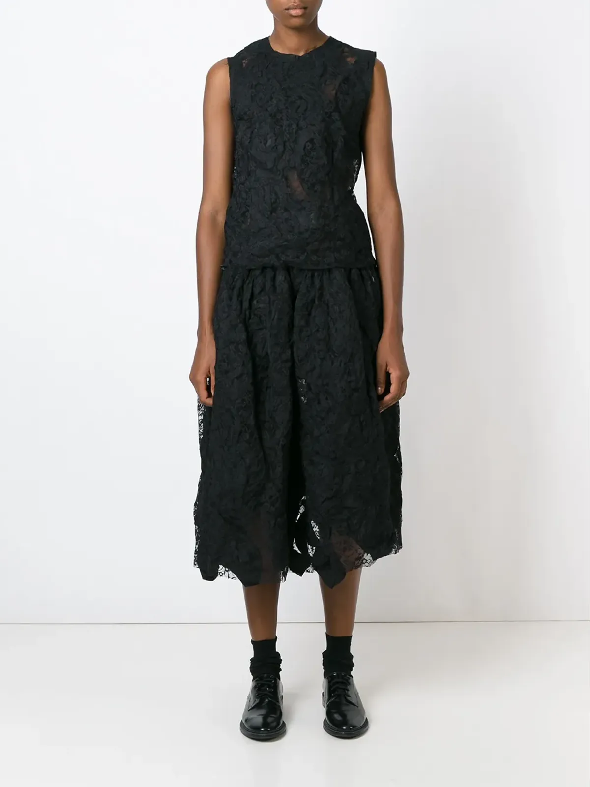 Comme Des Garçons Comme Des Garçons リバーシブルレーススカート - 画像2