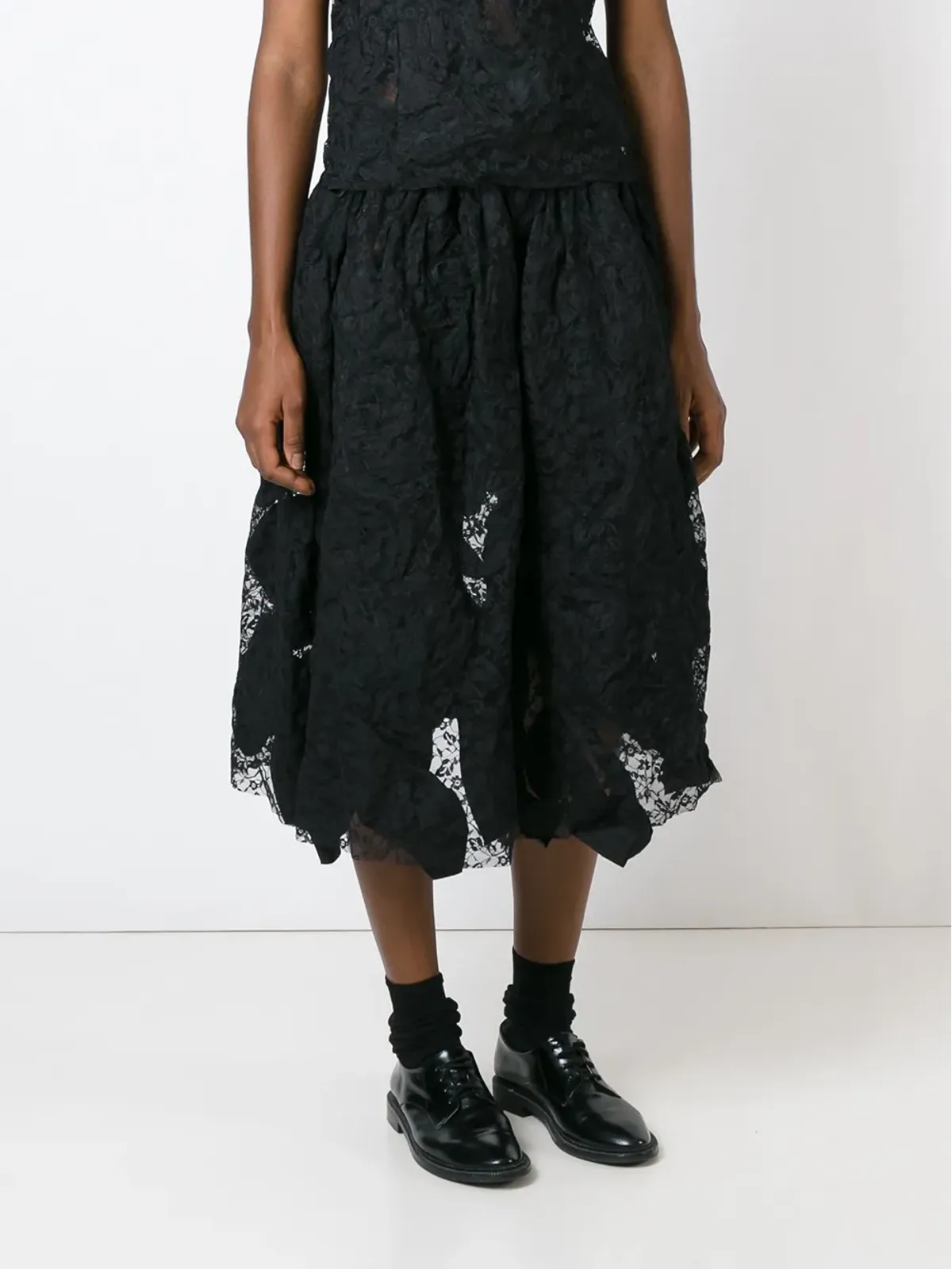 Comme Des Garçons Comme Des Garçons リバーシブルレーススカート - 画像3