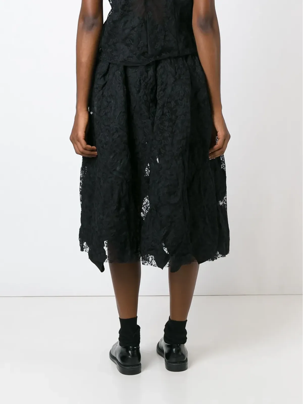 Comme Des Garçons Comme Des Garçons リバーシブルレーススカート - 画像4