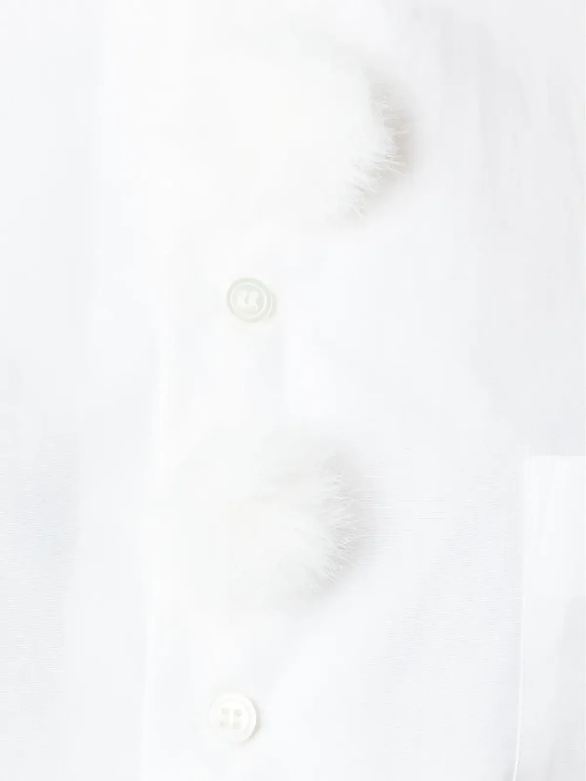 Comme Des Garçons Girl ポンポンボタンシャツ - White - 画像5