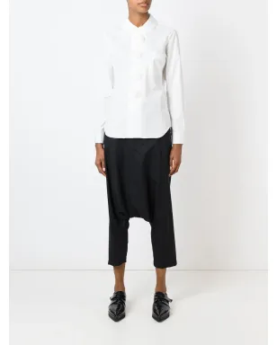 Comme Des Garçons Girl ポンポンボタンシャツ - White - サムネイル2