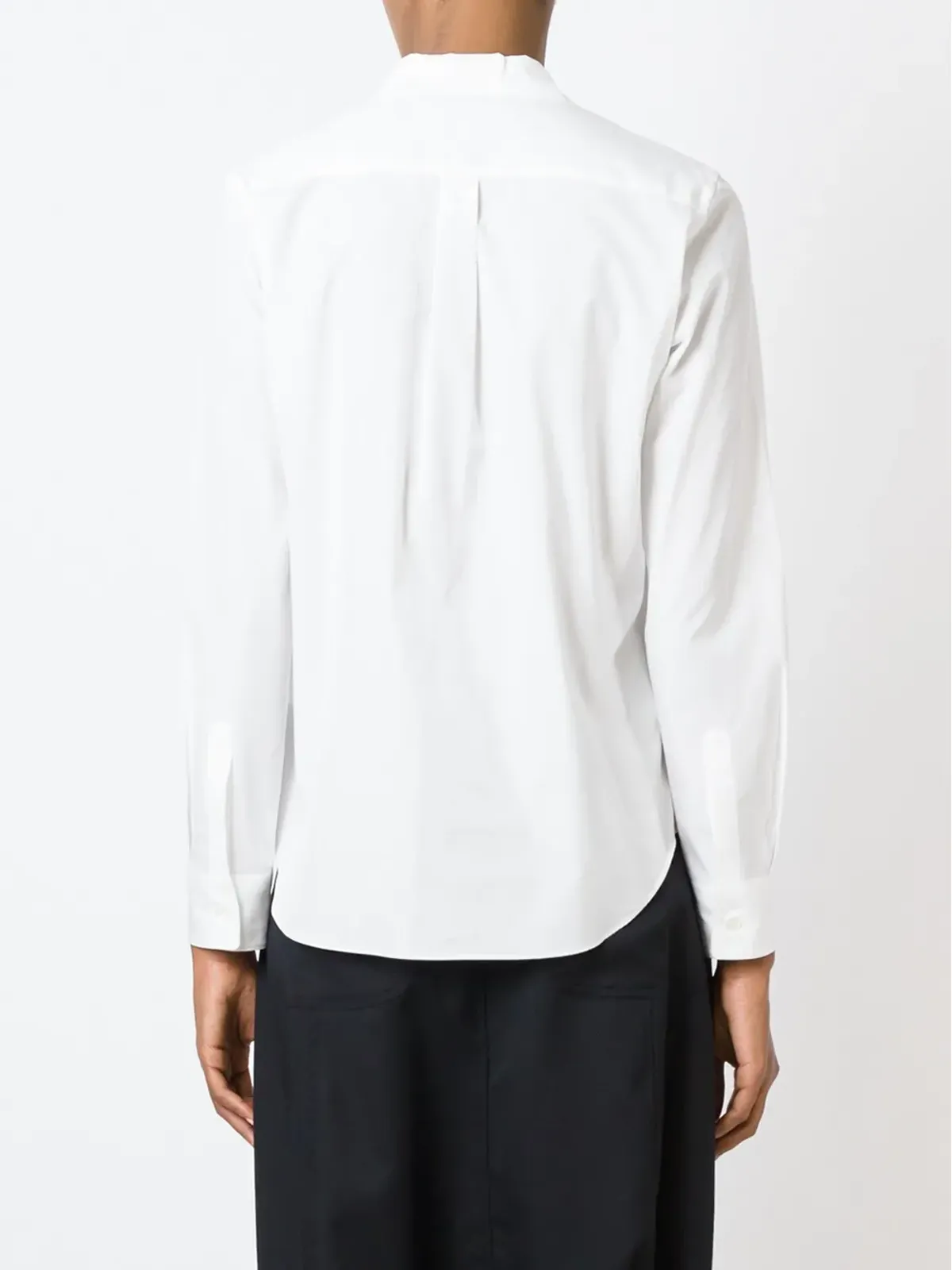 Comme Des Garçons Girl ポンポンボタンシャツ - White - 画像4