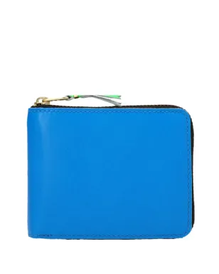 Comme Des Garçons Wallet レザーウォレット - ブルー - サムネイル1