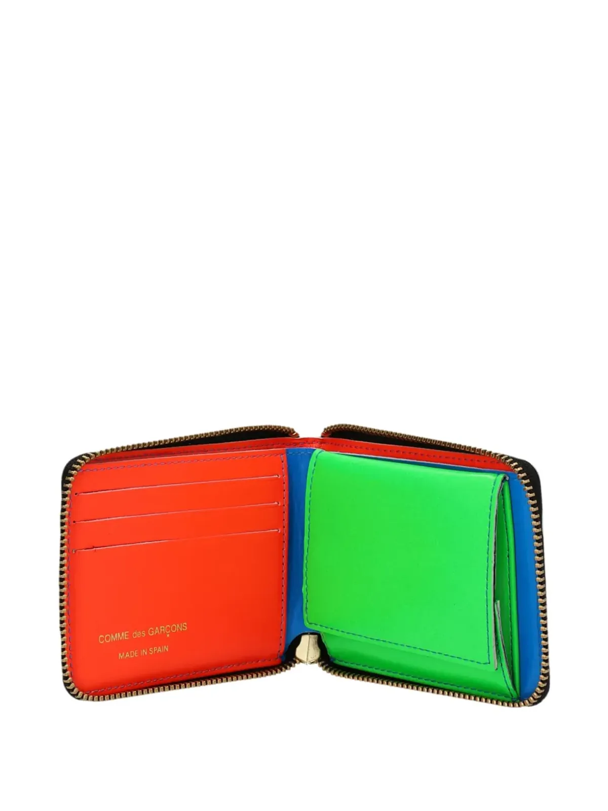Comme Des Garçons Wallet レザーウォレット - ブルー - 画像3