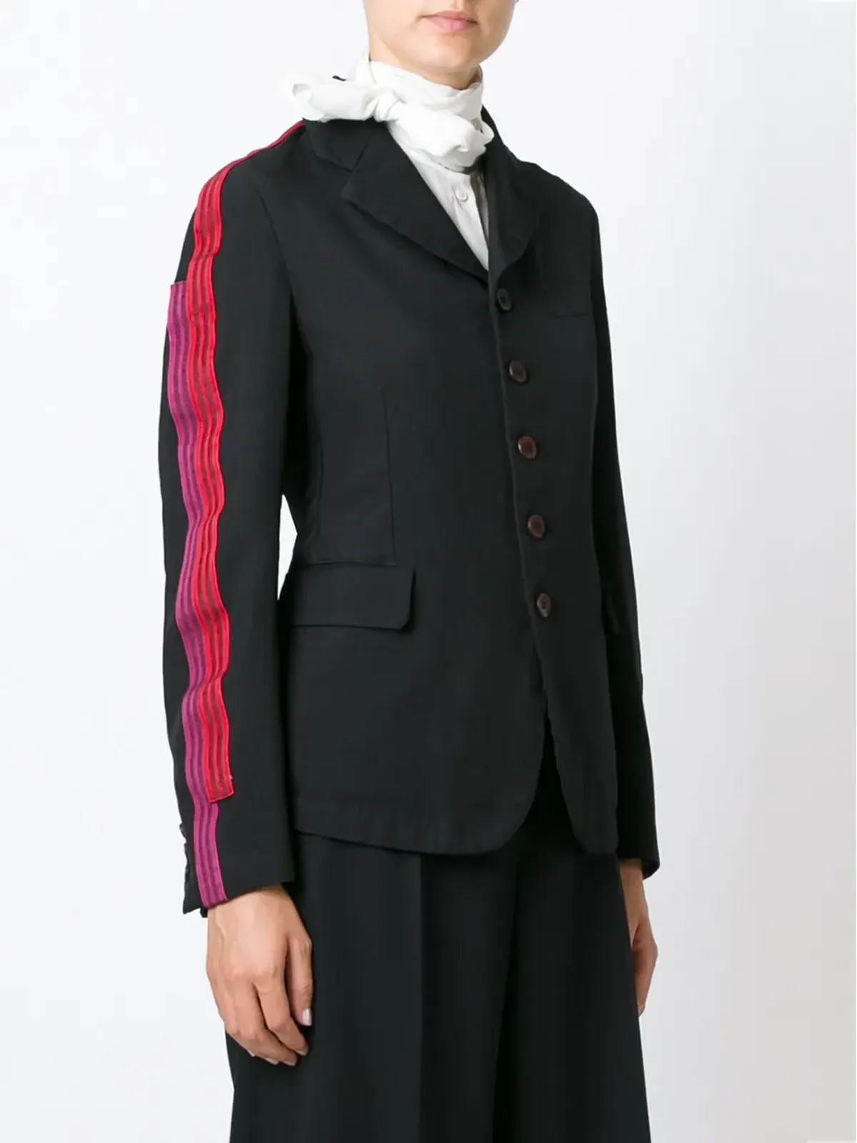 Comme Des Garçons Comme Des Garçons パッチストライプブレザー - 画像3