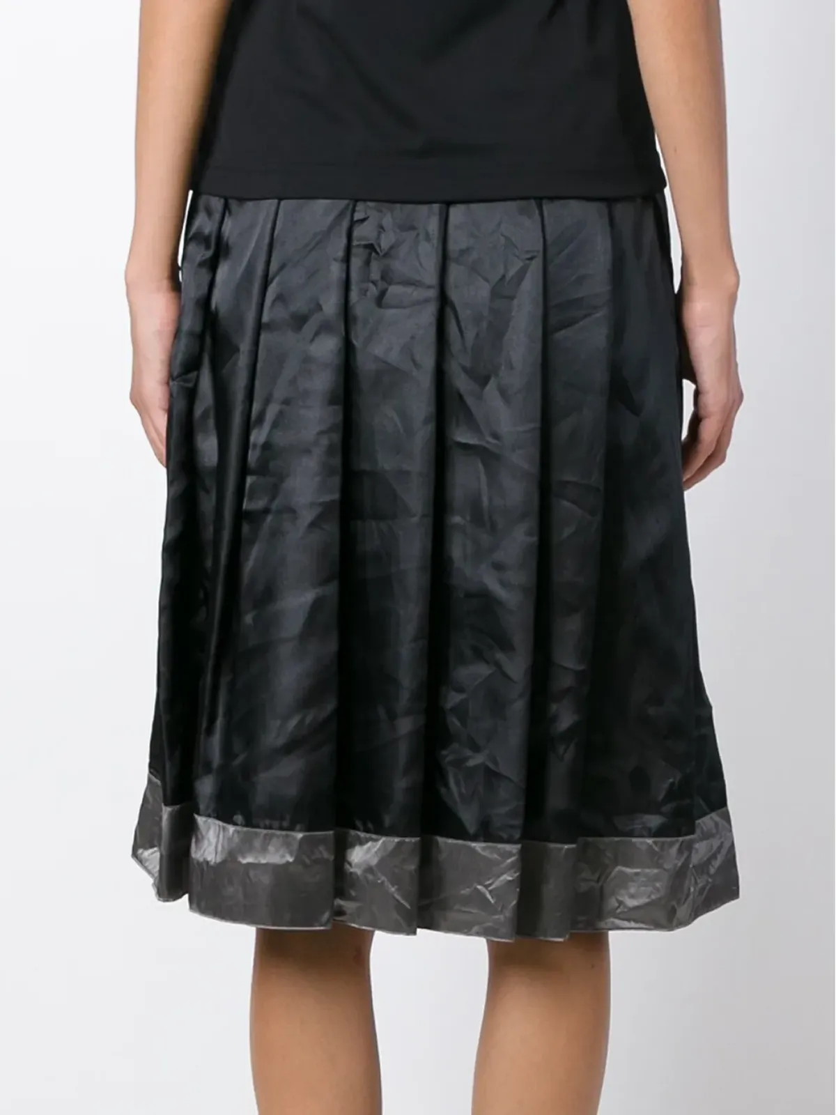 Comme Des Garçons Comme Des Garçons プリーツツートーンスカート - 画像4