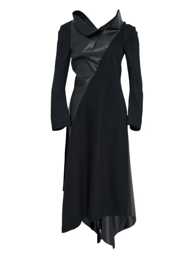 Junya Watanabe Junya Watanabe ラッフカラー ミディドレスの商品画像