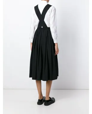 Comme Des Garçons サスペンダー付きプリーツスカート - サムネイル4