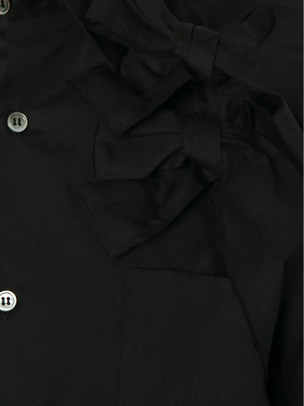 Comme Des Garçons リボンディテールシャツ - 画像5