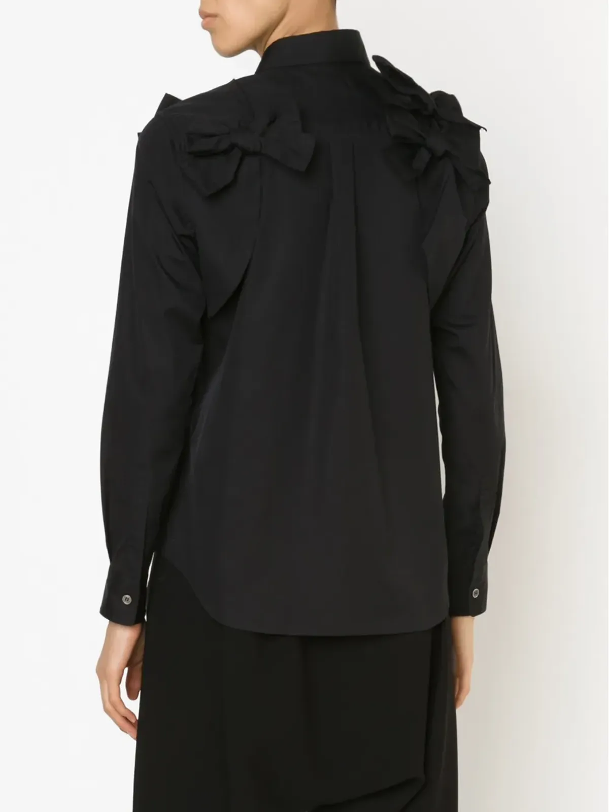 Comme Des Garçons リボンディテールシャツ - 画像4