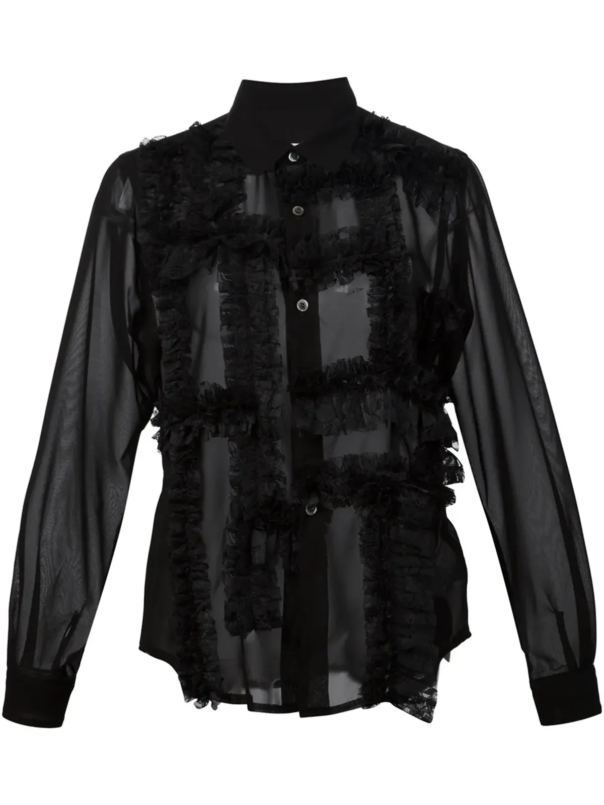 Comme Des Garçons フリルディテールシャツ - 画像1