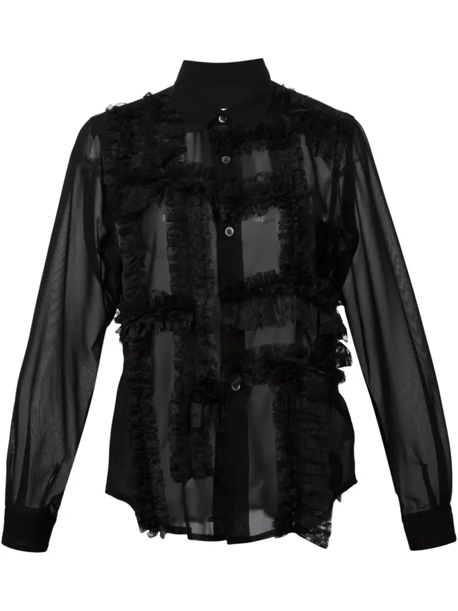 Comme des Garçons Comme Des Garçons フリルディテールシャツの商品画像