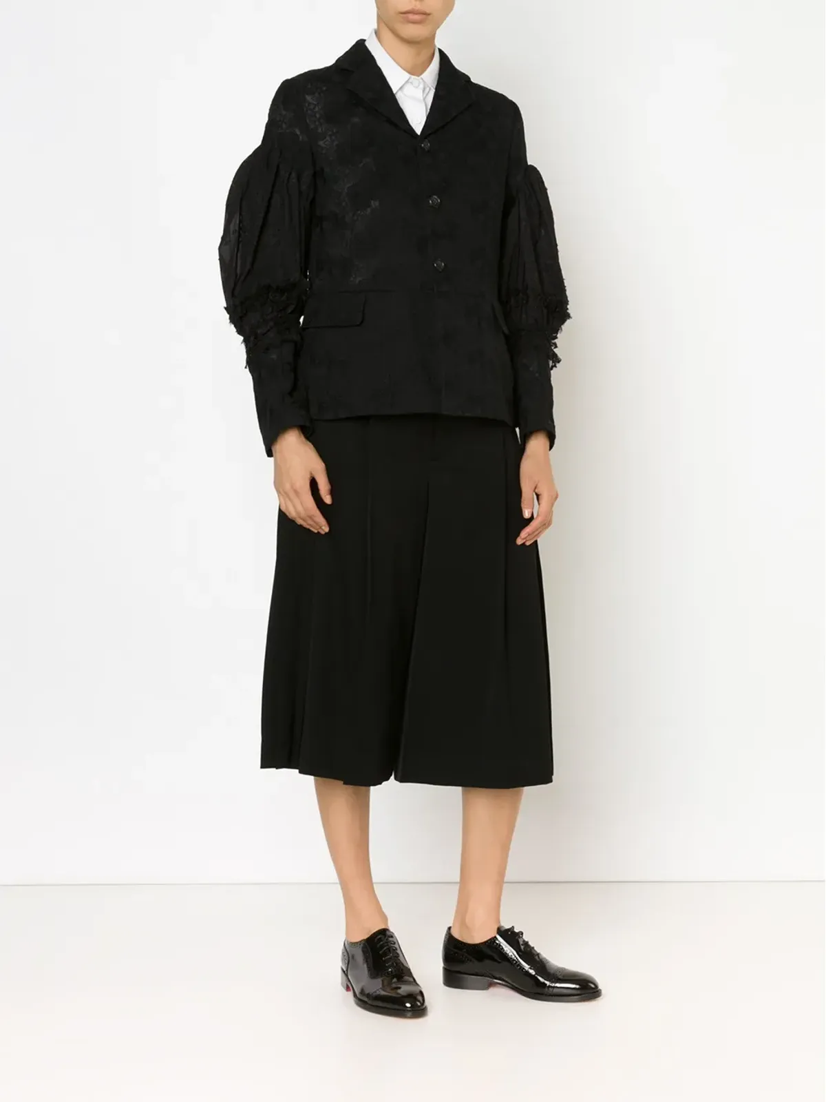 Comme Des Garçons パフスリーブレースジャケット - 画像2