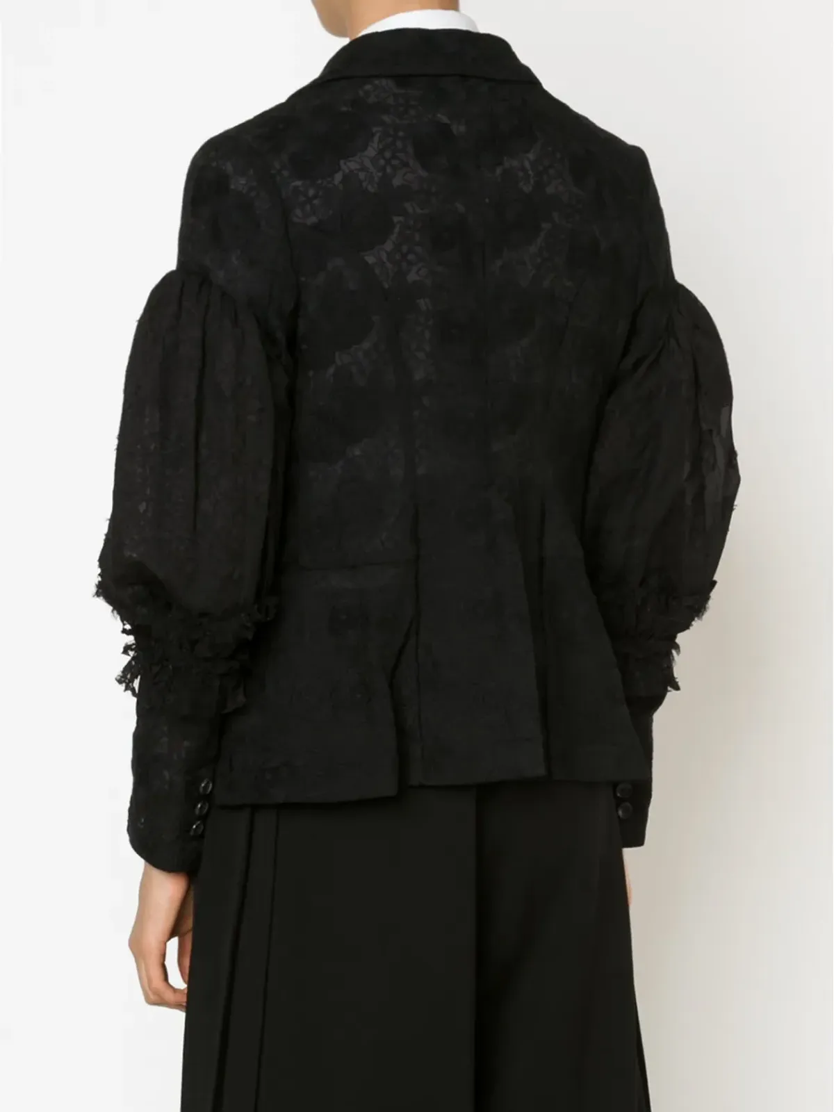 Comme Des Garçons パフスリーブレースジャケット - 画像4