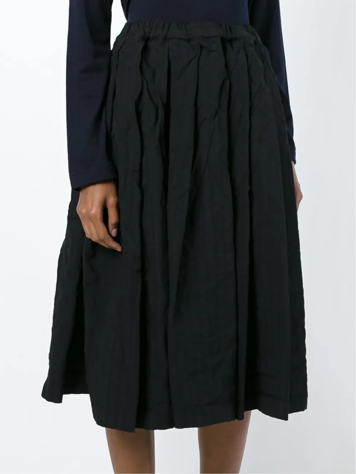 Comme Des Garçons Comme Des Garçons シワ加工プリーツスカート - 画像3