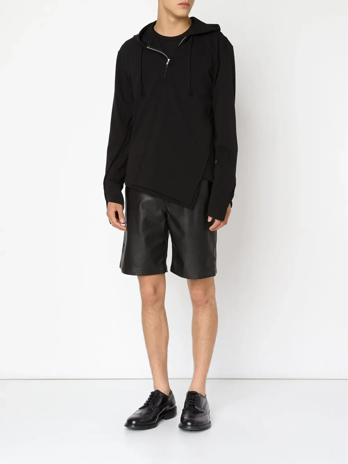 Comme des Garçons Homme Plus アシンメトリックジップセーター - 画像2