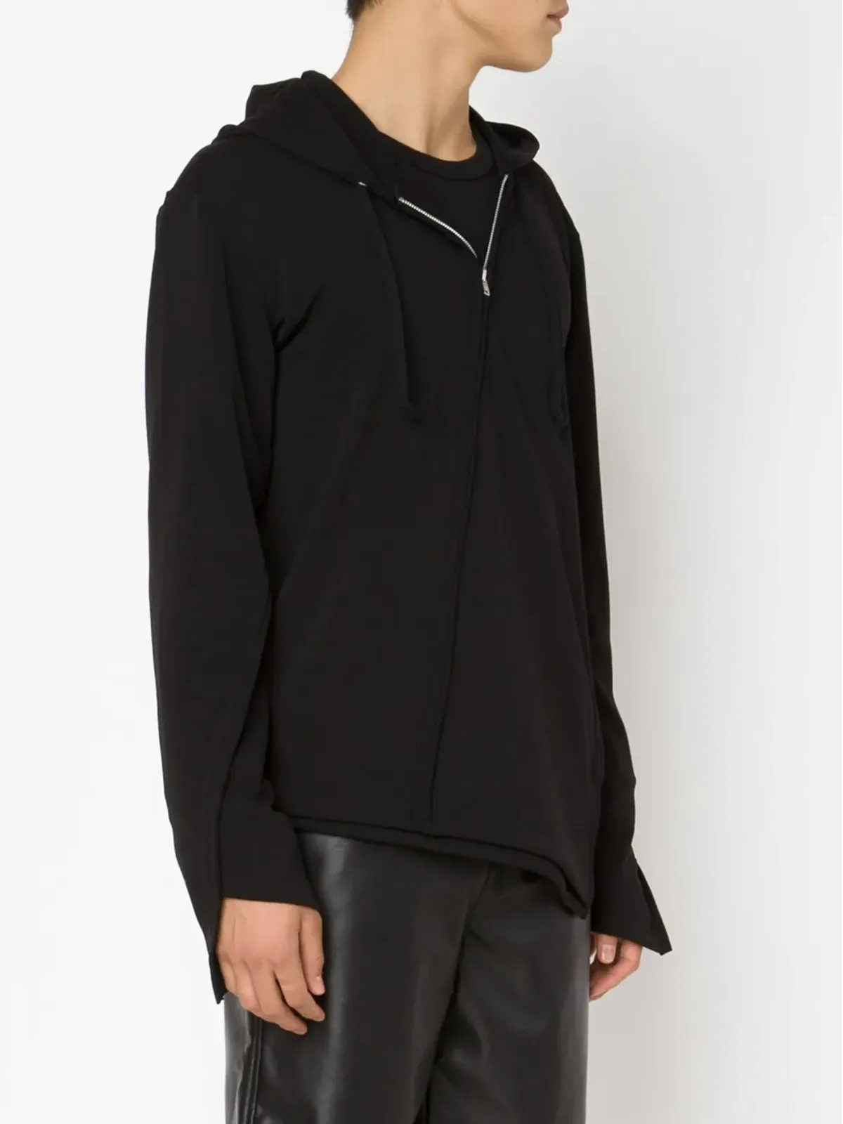 Comme des Garçons Homme Plus アシンメトリックジップセーター - 画像3