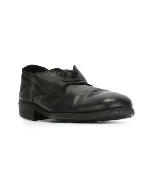 Guidi distressed Derby shoes - Black - サムネイル2